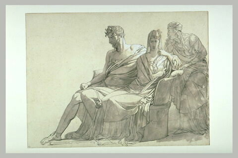 Etude pour le tableau Phèdre et Hippolyte, image 2/2