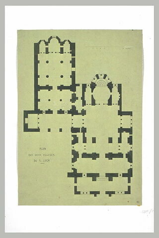 Saint-Luc-en-Phocide, plan des deux églises, image 2/2