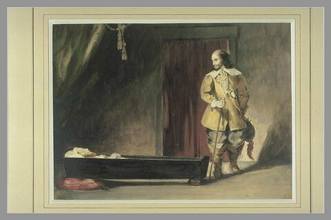 Cromwell contemple le cercueil de Charles Ier, image 2/4