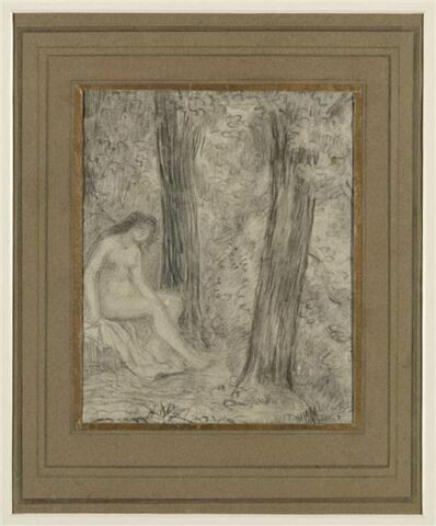 Jeune femme nue dans un paysage, image 1/3