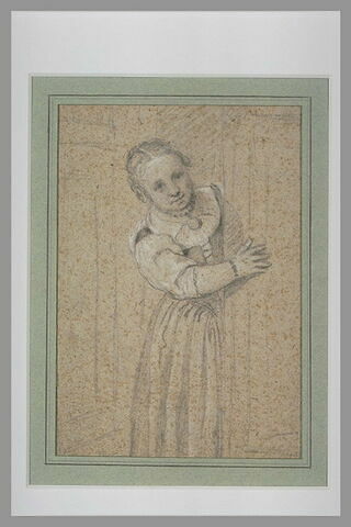 Jeune fille dans l'embrasure d'une porte, image 3/3