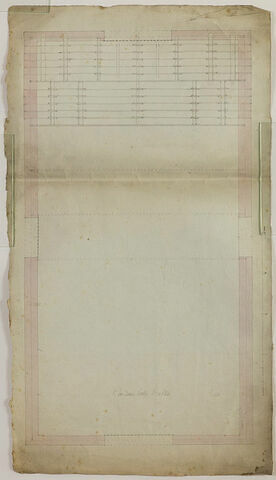 Projet de Halle publique ou de Resserre pour le grain  (1786) : plan, image 1/1