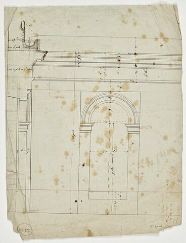 Paris, Panthéon : plan et coupes de la coupole, image 2/2