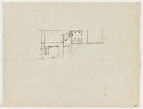 Théâtre : coupe et plan, image 1/2