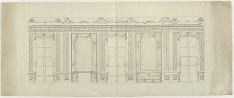 Paris, Hôtel Taillepied de Bondy : pièce, élévation, image 1/1