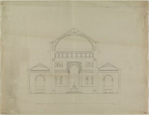 Eglise : coupe transversale, image 1/1