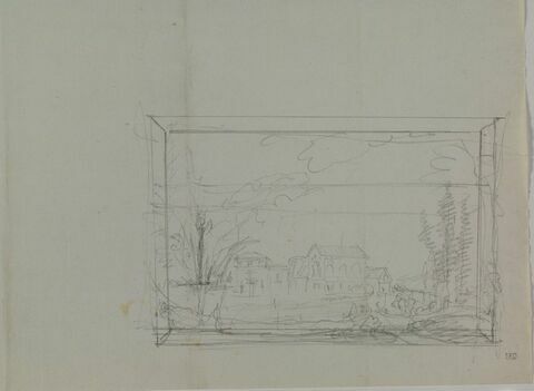 Romainville, Château : élévation perspective, image 1/1