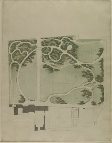 Villemomble, Parc de La Chapelle : plan d'ensemble avec le jardin, image 2/2