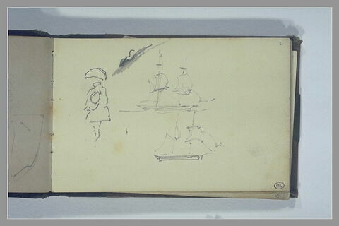 Figure ; deux bateaux