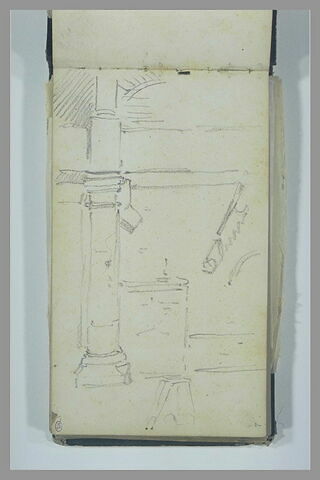 Elévation d'un édifice avec une colonne, image 1/1