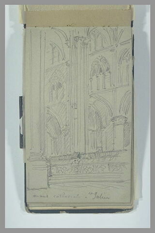 Intérieur du choeur de la cathédrale Saint-Julien, au Mans, image 1/1