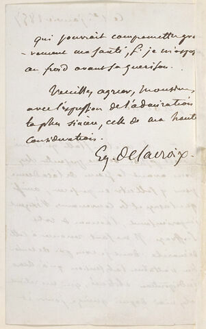1er janvier 1857, sans lieu, à Jean-Auguste-Dominique Ingres, image 2/2