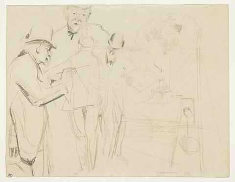 Paul Cézanne peignant