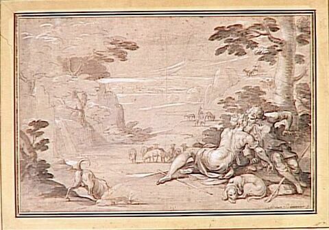 Daphnis et Chloé épiés par Lycoenion