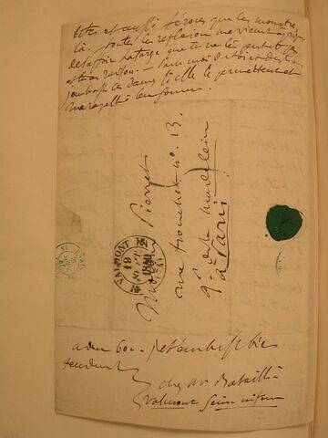 (19 septembre 1840), (Valmont), à J.B. Pierret, image 3/3