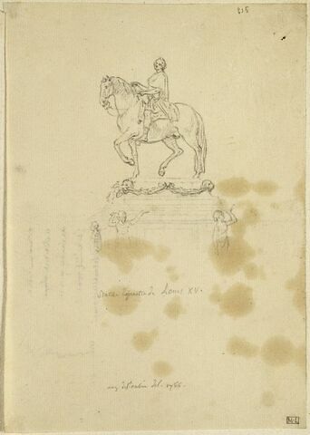 Statue équestre de Louis XV, image 1/1