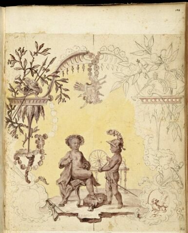 Hercule et Omphale sous l'aspect d'enfants