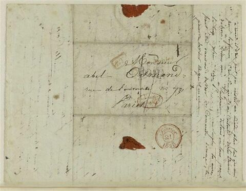 23 août 1827, sans lieu, à Abel Osmond, image 1/4