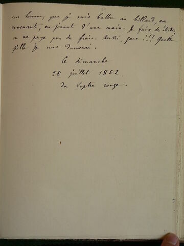 (26 juillet 1852), (Crémieu), à Geoffroy Dechaume, image 3/3
