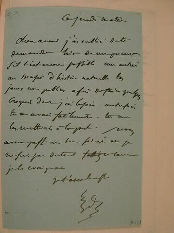 (30 mai 1850), sans lieu, à J.B. Pierret