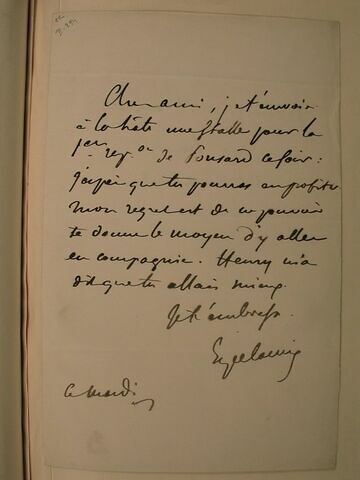 Sans date, sans lieu, à J.B. Pierret, image 1/2