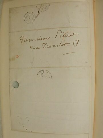 (15 mai 1838), sans lieu, à J.B. Pierret, image 2/2