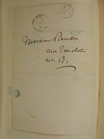 10 mai 1844, sans lieu, à J.B. Pierret, image 2/2