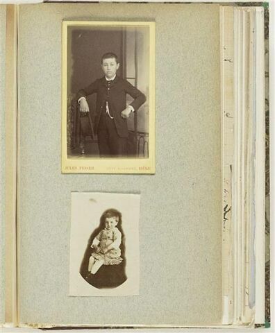 Deux photos annotées par Jongkind, 10 oct. 1887, 1878, image 2/2