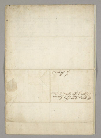 4 avril 1642, Paris, à Cassiano dal Pozzo, abbé de Cavore, image 3/3