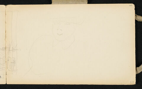 Esquisse d'une figure à mi-corps, image 1/1