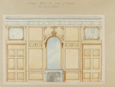 Relevés d'architecture et de décor du château de Bercy, image 1/1