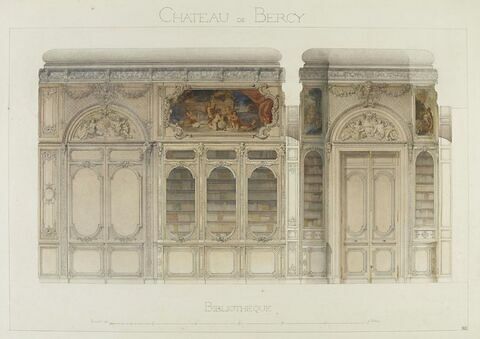 Relevés d'architecture et de décor du château de Bercy