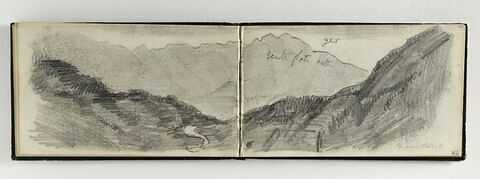 Panorama de montagne : massif du Ger, image 2/2
