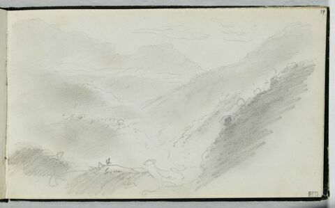 Esquisse d'un paysage de montagne, image 1/2