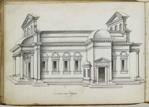 Le temple antique de Vespasien