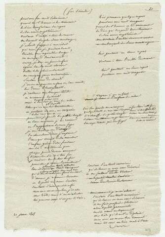 Notes datées du 31 janvier 1808, image 2/3