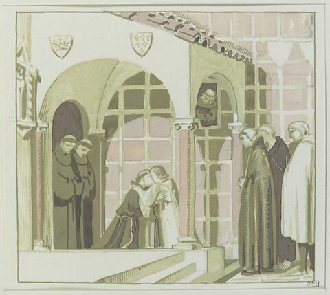 Illustration pour les Fioretti de saint François d'Assise