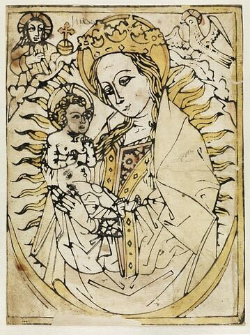 Vierge à l'Enfant sur un croissant de lune, image 2/2