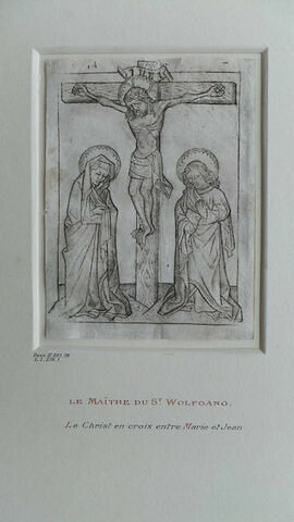 Le Christ en croix avec Marie et Jean