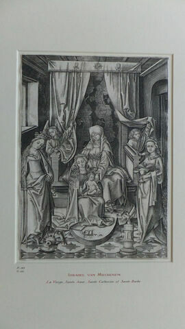 La Vierge, sainte Anne, sainte Catherine et sainte Barbe, image 1/2
