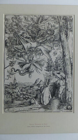 Saint Antoine transporté par des démons, image 1/2