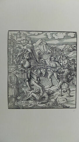 Illustration du Tewrdanck avant le texte au verso