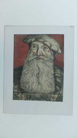 Portrait d'homme à grande barbe Georges de Saxe, image 2/2