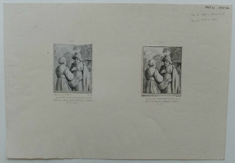 L'homme et la femme causant ensemble, image 2/2