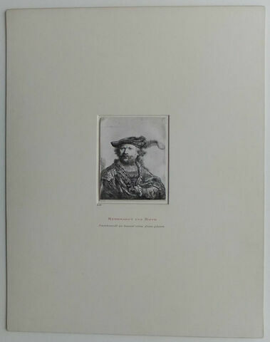 Rembrandt au bonnet orné d'une plume, image 2/2