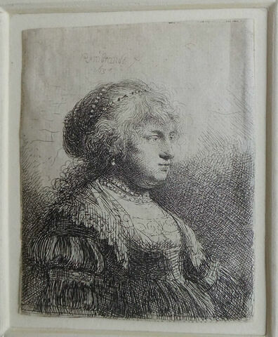 La femme de Rembrandt, coiffée en cheveux, image 1/2