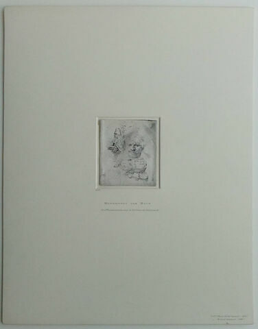 Griffonnements avec le portrait de Rembrandt, image 2/2
