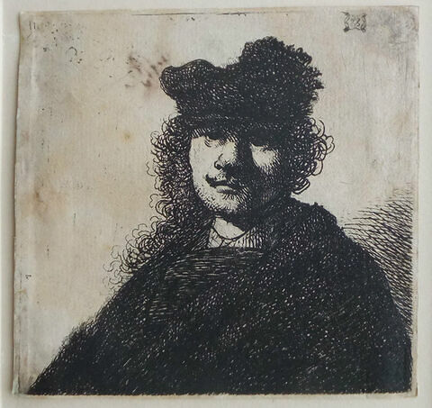 Rembrandt au bonnet fourré et à l'habit noir, image 2/3