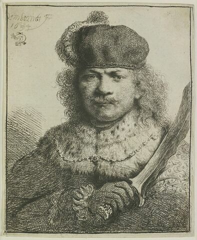 Rembrandt au sabre flamboyant, image 1/3