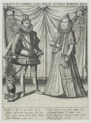 Albert VII d'Autriche et Isabelle Claire Eugénie